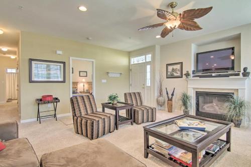 Ocean View Villa | 4 Mi to Bethany Beach: Sunny Escape w/Porches!