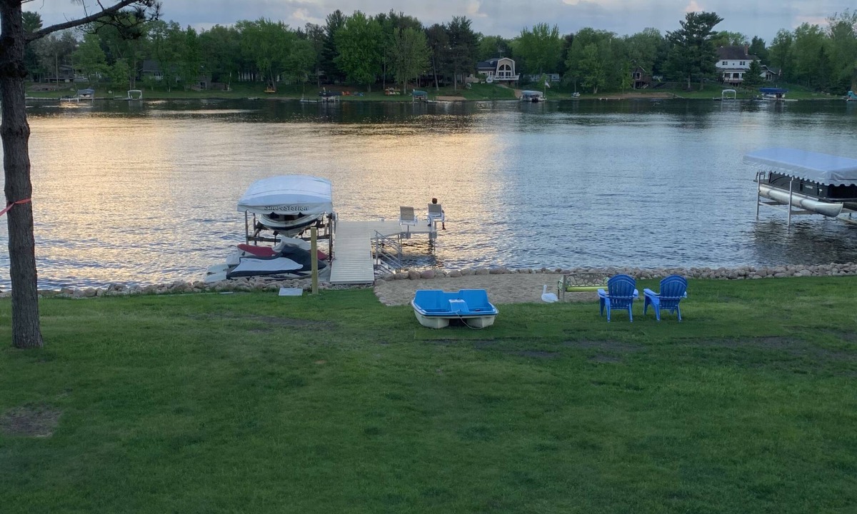 Nekoosa House | Lakefront home Minutes to Sand Valley Golf Resort Pontoon rental option