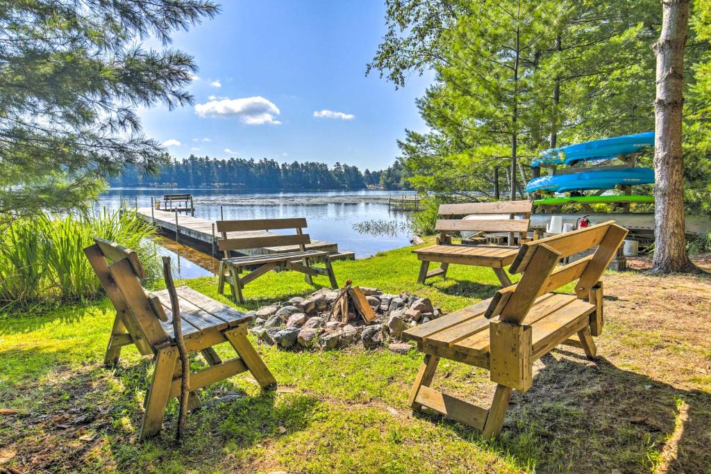Arbor Vitae House | Outdoor Lover's Paradise w/Dock & Fire Pit!