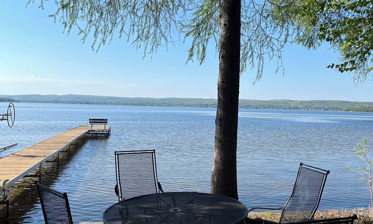 Petoskey House | Rare Find. in Petoskey , beautiful home sleeps 8 with lake frontage and woods.