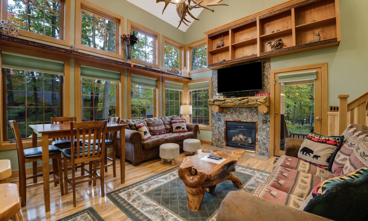 Boyne Falls Condo | Upper Disciples Condo 734| Fireplace | Sleeps 14 | Washer/Dryer