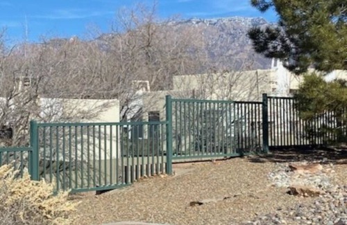 Northeast Heights Condo | Quite Condo in Gated Community with Mountain View