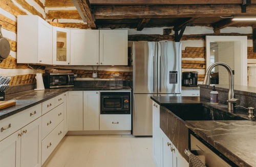 Millers House | 2.5 hours from Washington D.C. this spacious 5BR 2.5BA farmhouse is on a secluded 75-acre property near Manchester, MD, in scenic Carroll County. It promises a relaxing retreat near the state line, exciting local attractions, and natural landmarks.