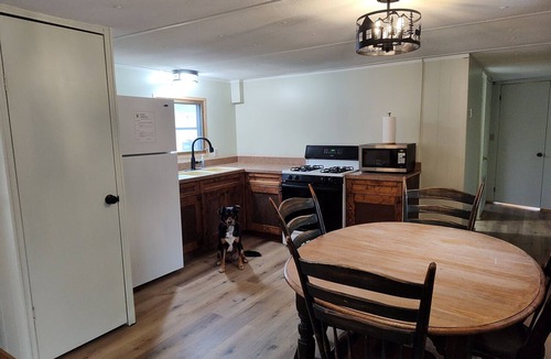 Wolverine House | 2-bedroom mobile home w/ AC at Elkwood Campground in Wolverine, MI with POOL!