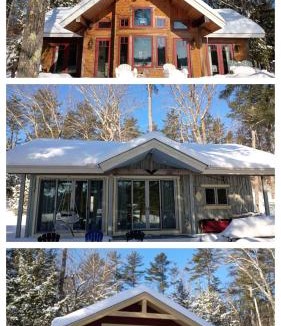 Rindge Ski Chalet | 3 Cabins with Sauna on Lake Monomonac by Mount Monadnock