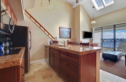 Charlevoix Condo | 358 Edgewater | Balcony View of Round Lake | Pool, Hot Tub, Sauna | 2BR