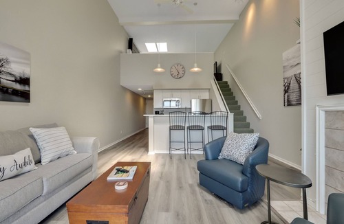 Charlevoix Condo | 359 Edgewater | Scenic 2BR with Vaulted Ceilings | Pool, Hot Tub, Sauna