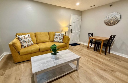 South Central Omaha Apartment | Aksarben Haven Steps from UNO and Dining!