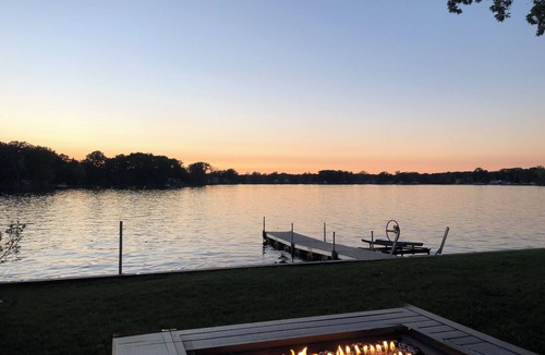 Plainwell Cottage | All-Sports Pine Lake | Dock, Kayak, Fire Pit & Sunset Deck
