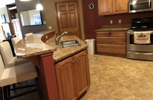 Arnolds Park Condo | Beautiful 3rd floor condo with great lake view!