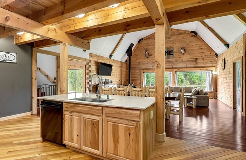 Big Rapids House | Big Rapids Lodge, Hot Tub, Pond, Game Room
