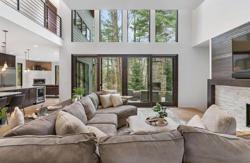 Saugatuck House | Blue Cedar-Family Friendly 5 Bedroom Home with Lake Access Hot Tub Pool Table and Private Gym