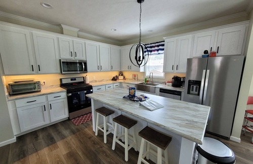 Wayland House | Brand new lake front house with private dock. Come visit the Loon's Nest