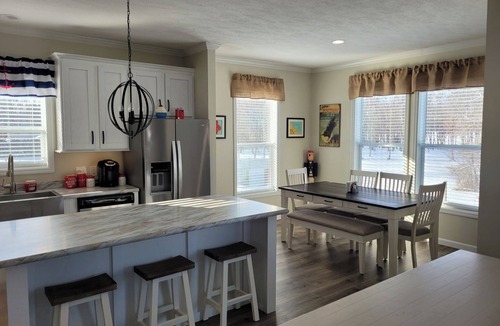 Wayland House | Brand new lake front house with private dock. Come visit the Loon's Nest