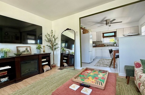 Erma Apartment | Charming 2BR, steps to Hawk Haven, near Beaches