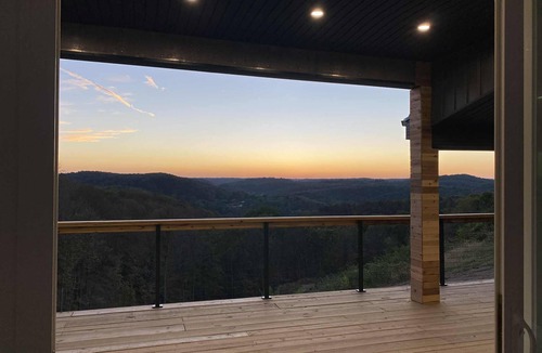 Weirton House | Charming Brand New Modern Townhome with Breathtaking WV Mountain Views!