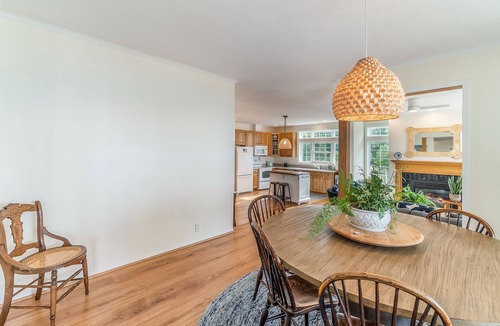 Lake Township Cottage | Contemporary Crystal Lake Beachfront Cottage