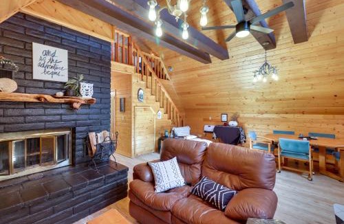 Overgaard House | Decks + Fire Pit: Rustic-Modern Overgaard Cabin!