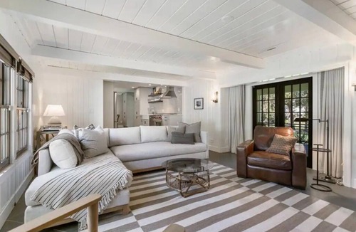 Saugatuck House | Dogwood Creek-Cozy in-town cottage with incredible deck, gardens, pool, sauna
