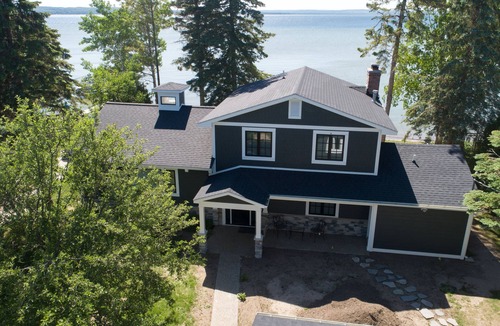 Indian River House | Fully updated lake front home on Sturgeon Bay, Burt Lake.