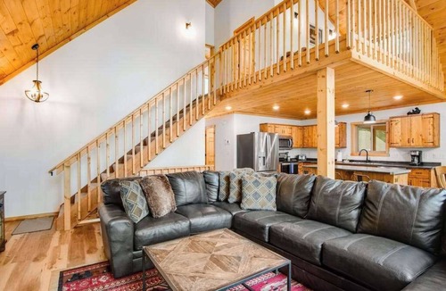 Eagle River House | Gorgeous lake home with private pier, beach, firepit, deck, & grill + water toys