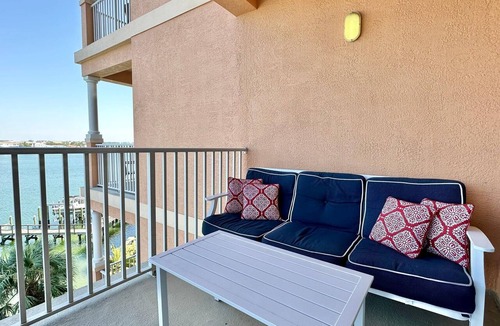 Clearwater Beach Condo | Harborview Grande 406 - Beautiful Waterfront View - BOAT SLIP!