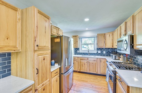Paw Paw Lake House | Home w/Hot Tub & Dock on Little Paw Paw Lake!