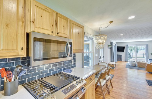 Paw Paw Lake House | Home w/Hot Tub & Dock on Little Paw Paw Lake!