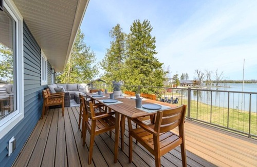Alpena House | Lake|King|Kayaks|Game room|Firepit|AC|Dock