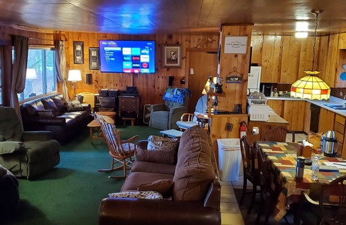 Frederic House | Lakefront-Semi Rustic Cabin-8.5 acres. Woods and lake, nature at its finest!