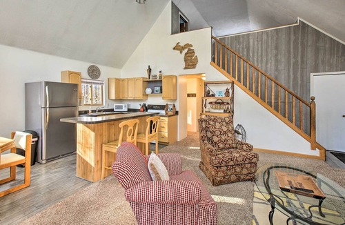 Mancelona Cottage | Lakes of the North Home on Snowmobile & ATV Trail!