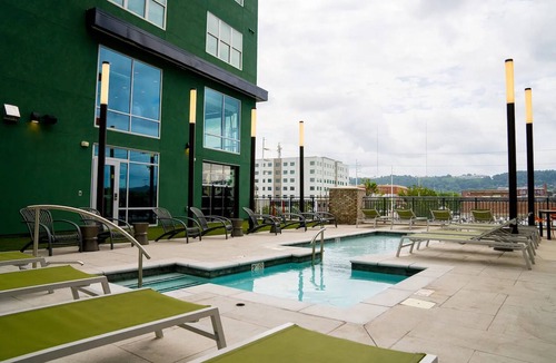 Five Points South Apartment | Landing | Chic Studio, Yoga Studio, Gym
