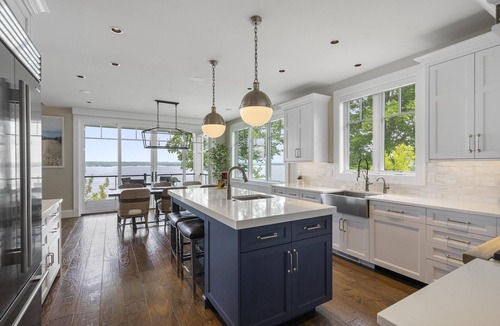 Petoskey Cottage | Luxury Lake Home with Private Dock