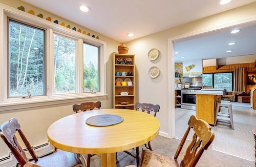 Franconia House | MCM hideaway with entertainer's deck, dog-friendly yard, Ping-Pong & WFH desks