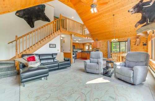 Mio House | Michigan Cabin w/On-Site Fishing Pond & Deck