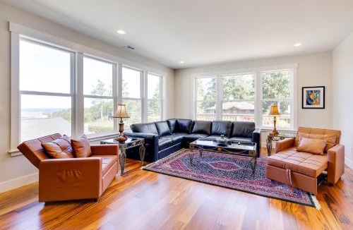 Arch Cape House | Modern Arch Cape Home: Ocean View, Steps to Beach!