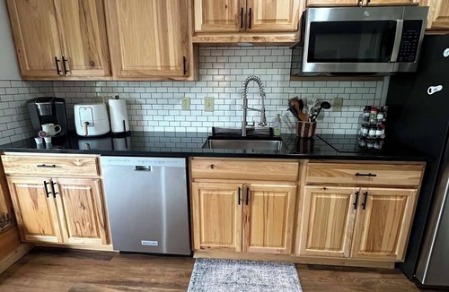 Mancelona Condo | Newly decorated 2 BR 2 bath Sleeps 6 outdoor pool, close to Torch Lake, wifi