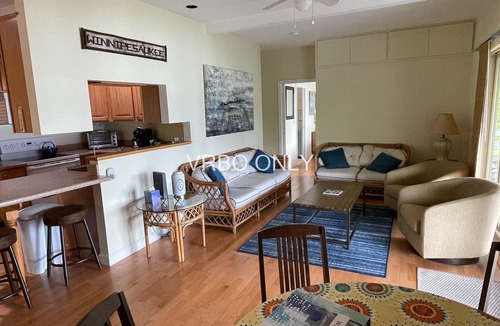 Gilford Cottage | Prime, private waterfront property on Winnipesaukee w/ample docking and parking