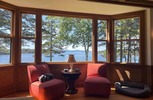 North Haven House | Rare Maine Island Retreat: Classic 9-bedroom Waterfront Shingled Summer Home