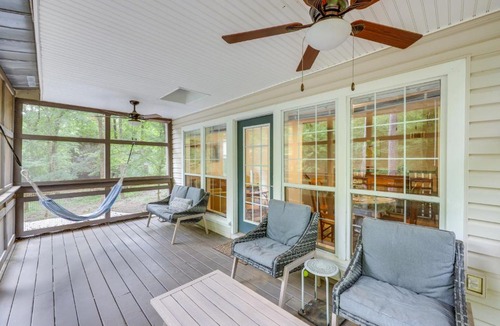 Titus House | Rustic Creekside Cabin w/Access to Jordan Lake