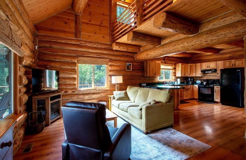 Stevenson Cabin | Rustic Private Cabin with Fireplace Perfect for Hiking and Fishing in Stevenson, Washington