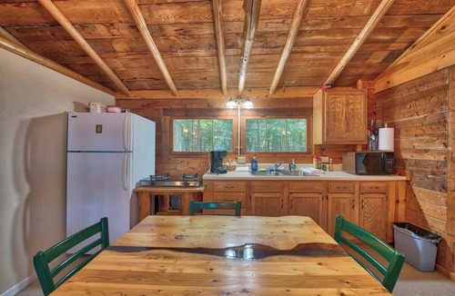 Levering Cabin | Scenic Lakefront Cabin w/Private Beach Access