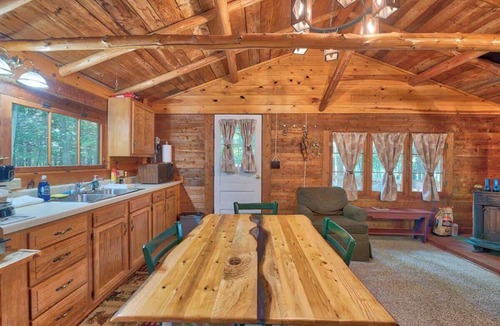 Levering Cabin | Scenic Lakefront Cabin w/Private Beach Access