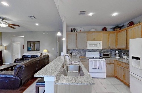 Apache Shores House | Scenic retreat with fenced yard, patio, central AC, & washer/dryer