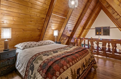 Boyne Falls Ski Chalet | Ski Friendly A-frame Surrounded by Nature