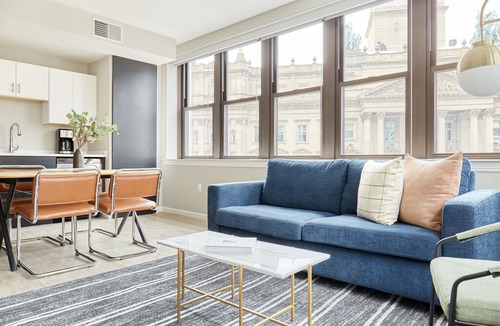 Downtown Detroit Apartment | Sonder | The Randolph | Charming 2BR