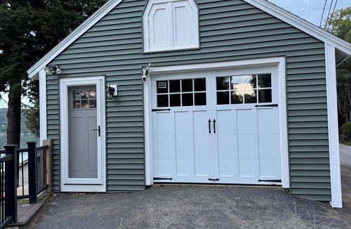 Bristol House | Superb waterfront house on Newfound Lake private beach, boathouse & deck