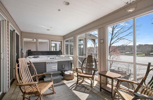 Saugatuck House | The SaugaBuck House - River Front Lux Home with Hot Tub - Family Friendly