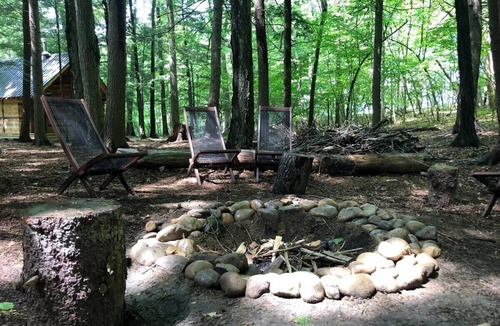 Newtonville Cabin | TimberTown Cabin #3 at June Farms, GLAMPING at it's finest!