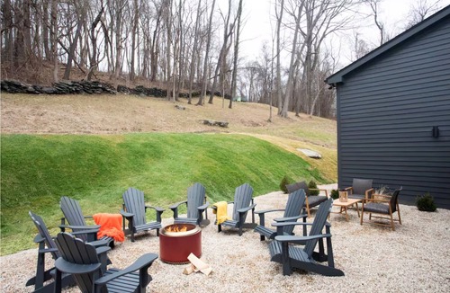 Millerton House | TWO Gorgeous Homes Together in Hudson Valley NY by Rail Trail